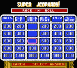 Super Jeopardy NES Screenshot 4
